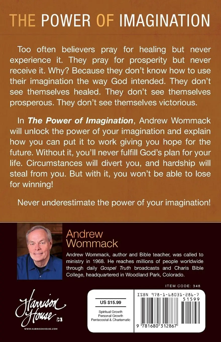 Rückseite: 9781680312867 | The Power of Imagination | Unlocking Your Ability to Receive from God
