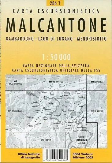 Bild: 9783302302867 | Swisstopo 1 : 50 000 Malcantone | swisstopo | (Land-)Karte | Deutsch