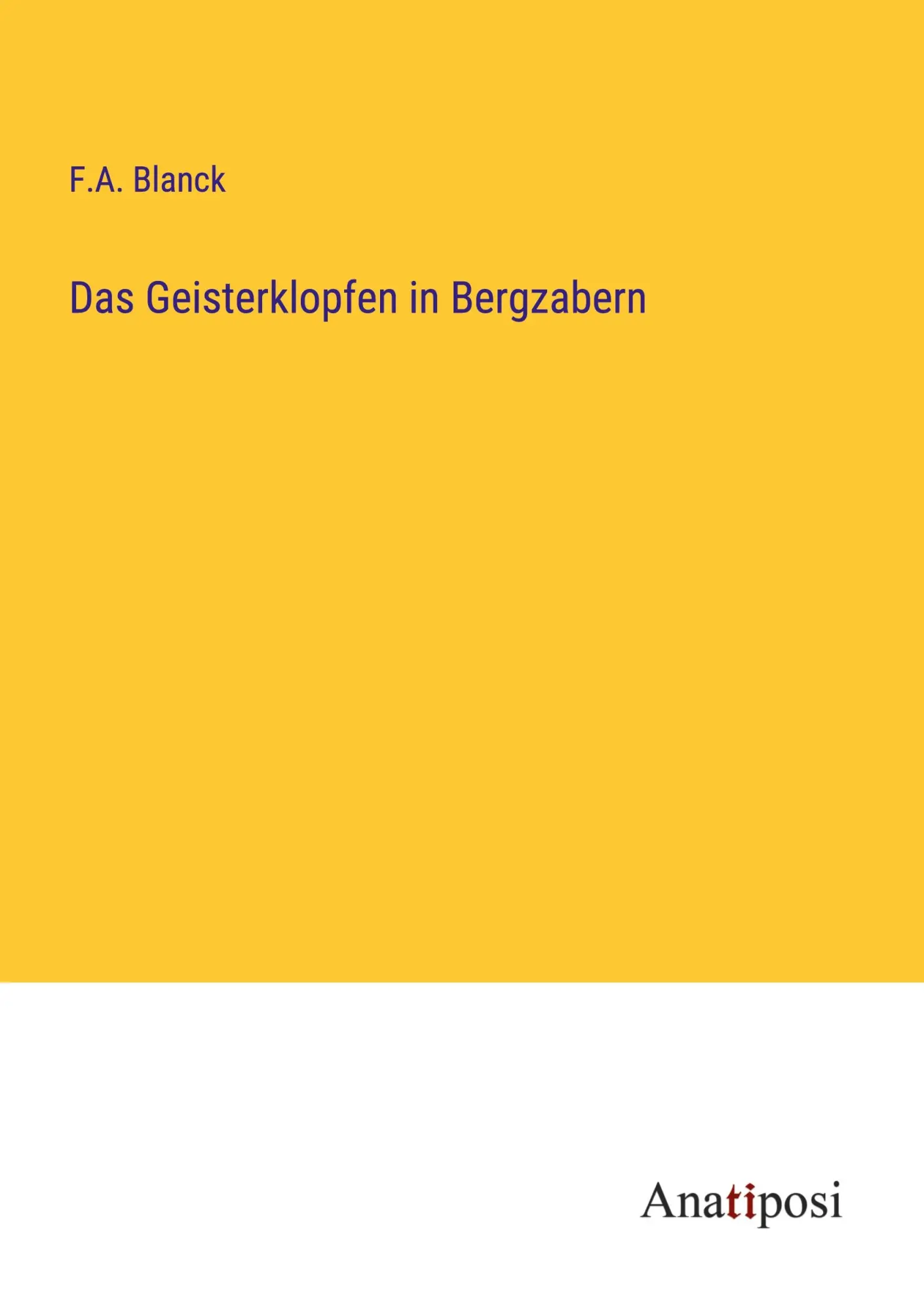 Das Geisterklopfen in Bergzabern
