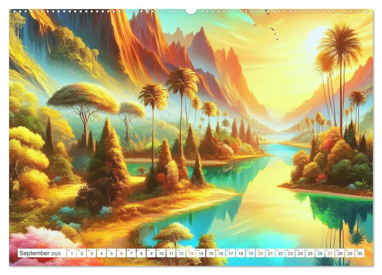 Bild: 9783457392867 | Futurplaneten (hochwertiger Premium Wandkalender 2026 DIN A2 quer),...