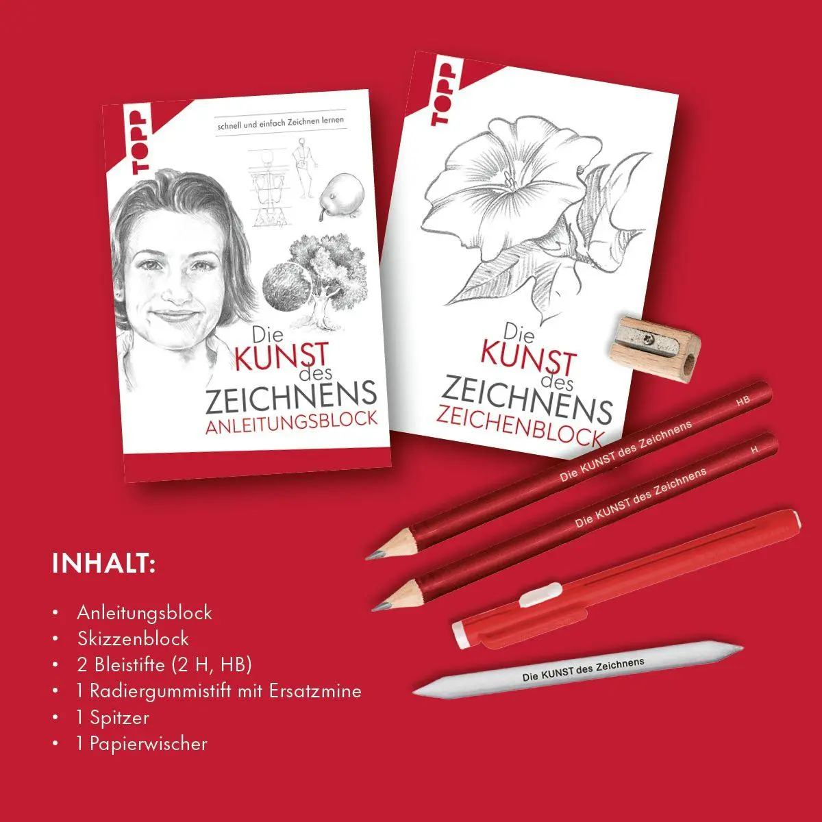 Bild: 9783735892867 | Kreativ-Set Die Kunst des Zeichnens | Frechverlag | Taschenbuch | 2026