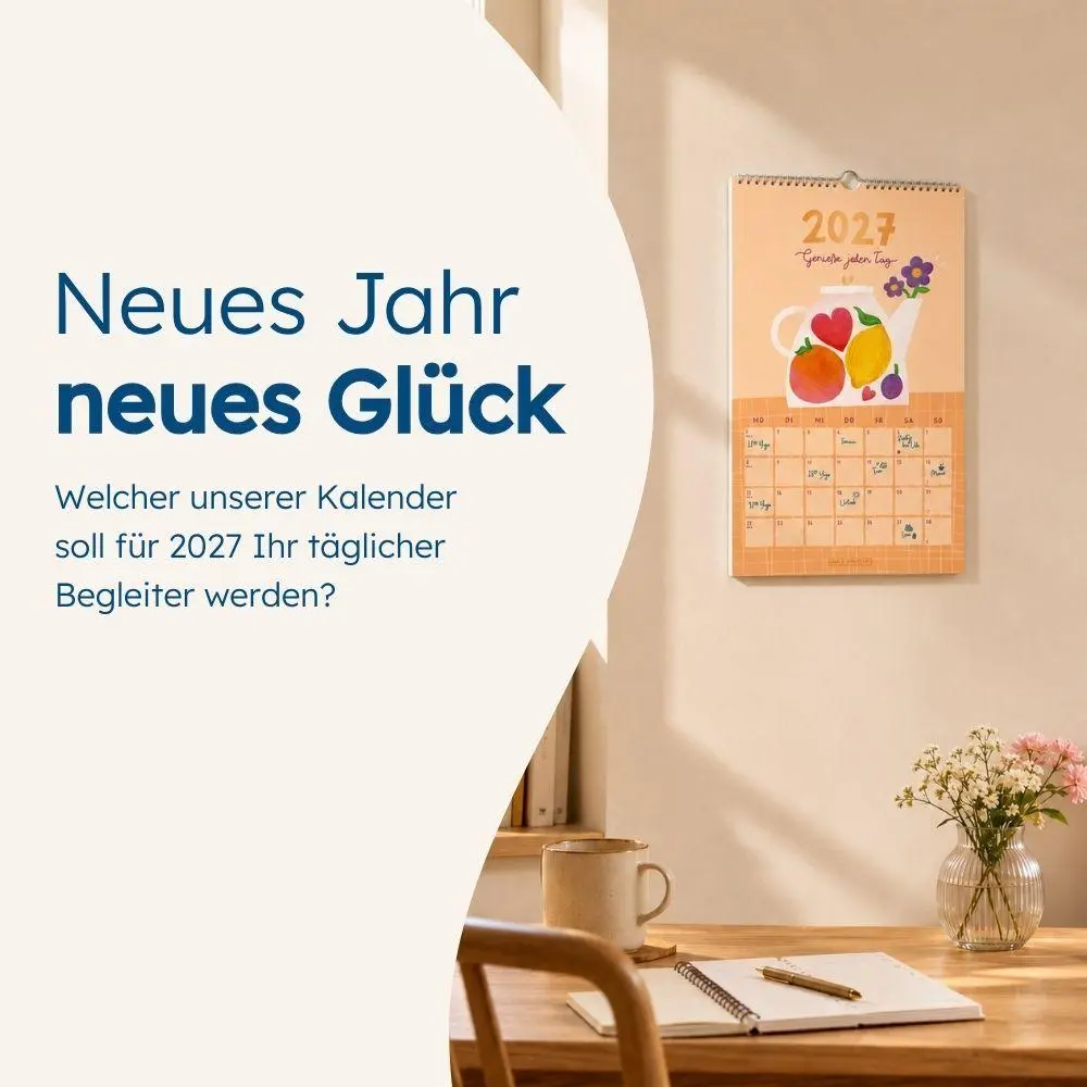 Bild: 9783986362867 | Wandkalender 2027 Genieße jeden Tag | Wandkalender | Original | 12 S.