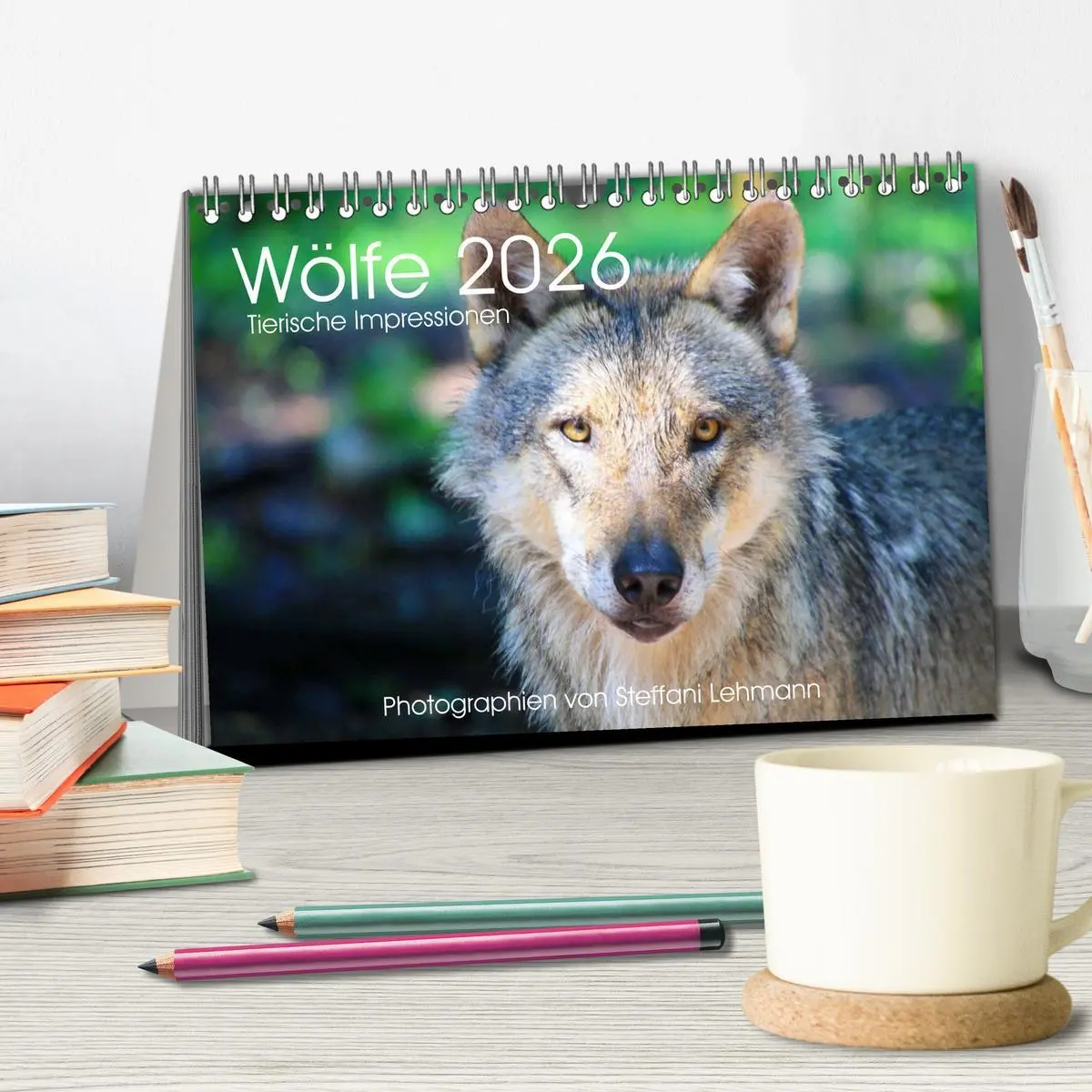 Bild: 9783457902967 | Wölfe 2026. Tierische Impressionen (Tischkalender 2026 DIN A5...