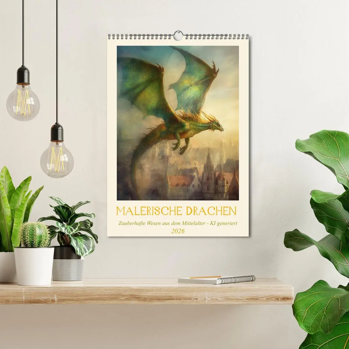 Bild: 9783516302967 | Malerische Drachen (Wandkalender 2026 DIN A3 hoch), CALVENDO...