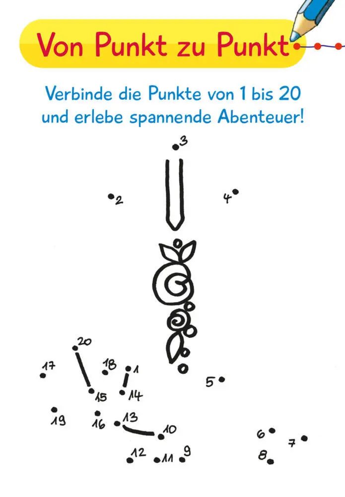 Bild: 9783551192967 | Mein kleines Malbuch: Punkte-Bilder von 1 - 20 | Eva Muszynski (u. a.)