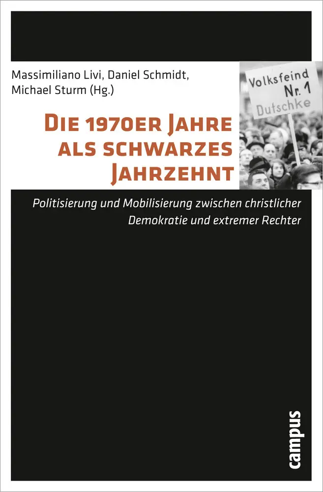 Cover: 9783593392967 | Die 1970er Jahre als schwarzes Jahrzehnt | Massimiliano Livi (u. a.)