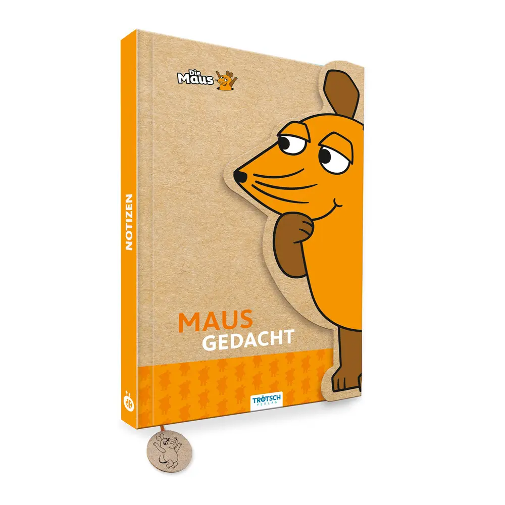 Cover: 9783988022967 | Trötsch Die Maus Notizbuch mit Klappe Maus | Co.KG | Buch | 128 S.