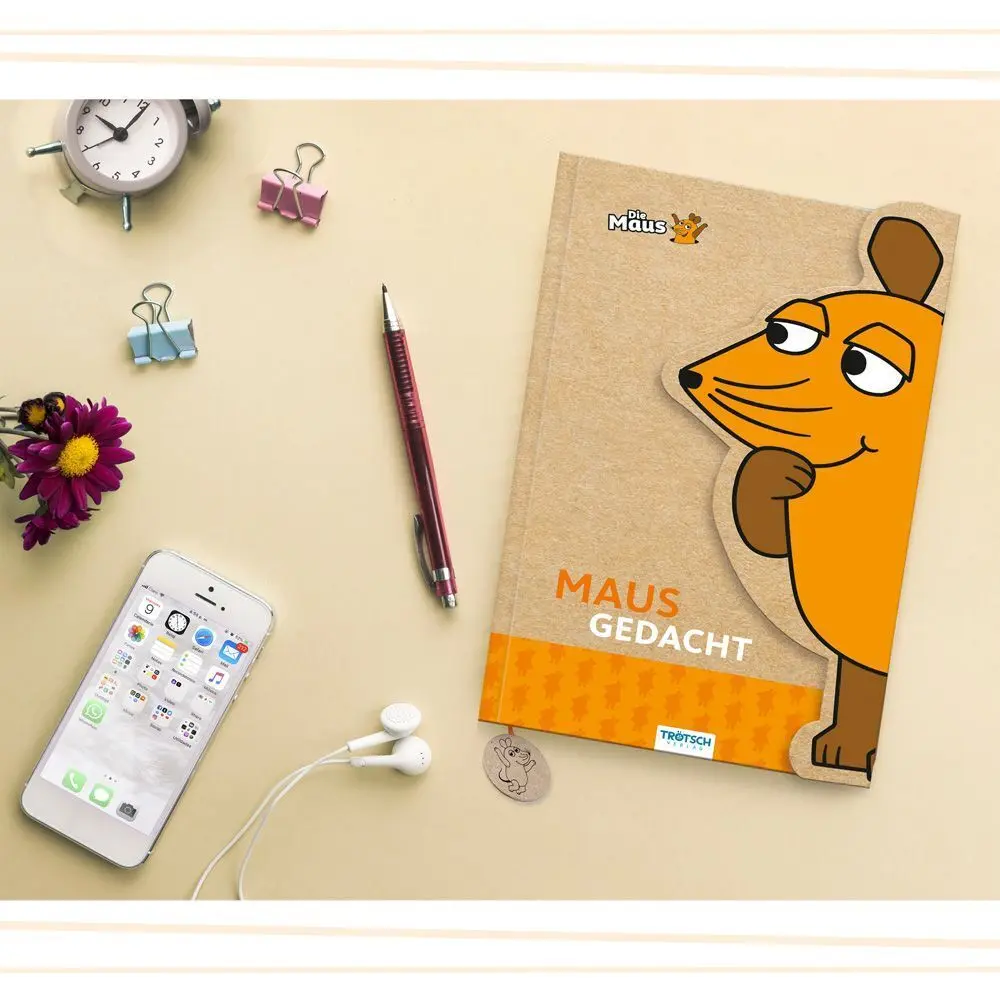 Bild: 9783988022967 | Trötsch Die Maus Notizbuch mit Klappe Maus | Co.KG | Buch | 128 S.