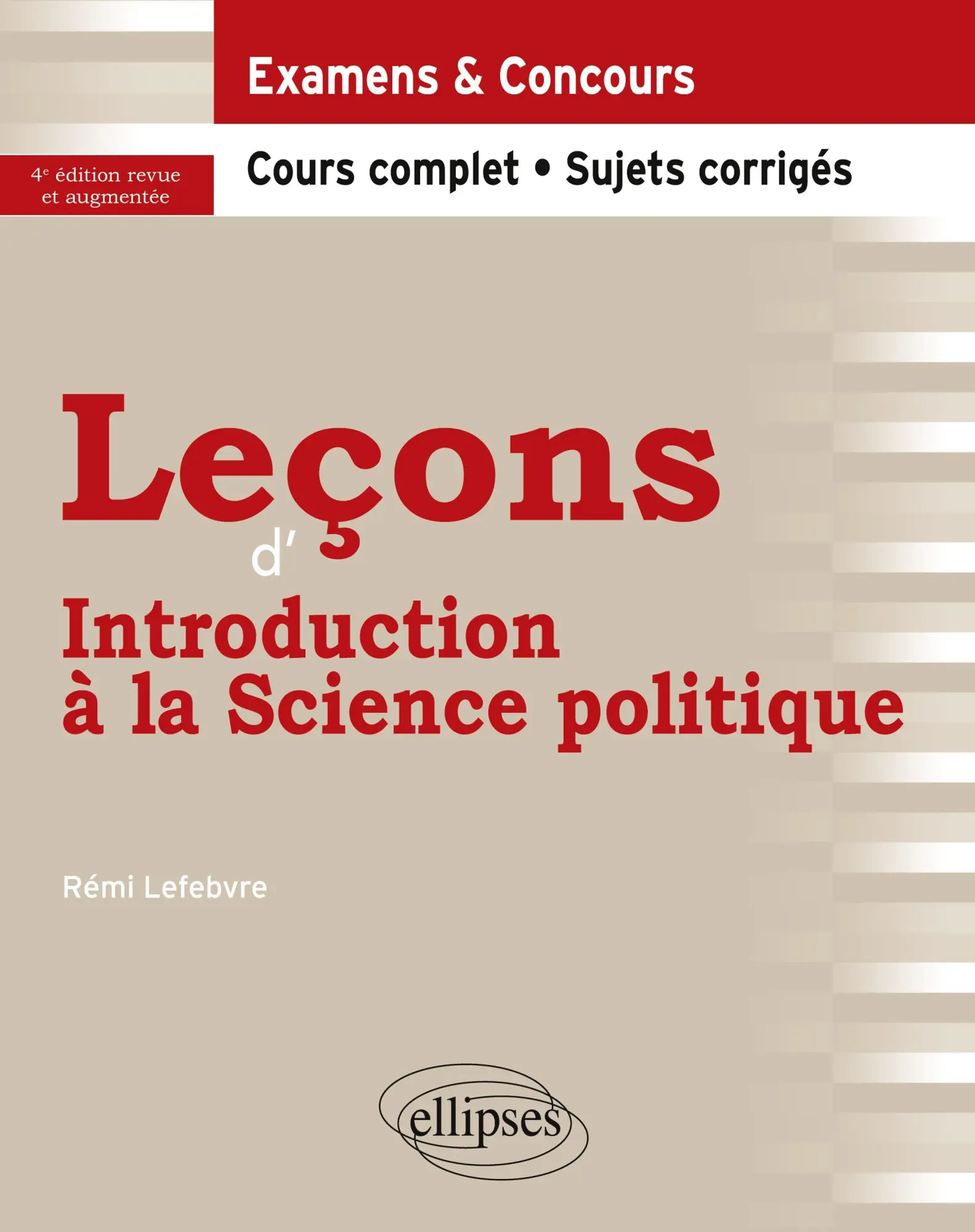 Cover: 9782340073067 | Leçons d'Introduction à la Science politique | Rémi Lefebvre | Buch
