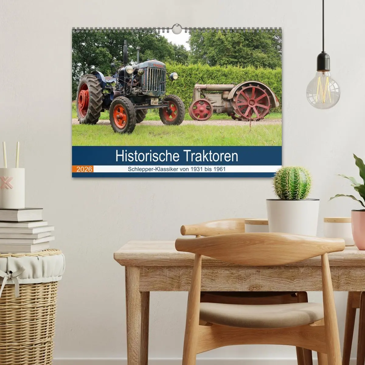 Bild: 9783457653067 | Historische Traktoren 2026 (Wandkalender 2026 DIN A3 quer),...