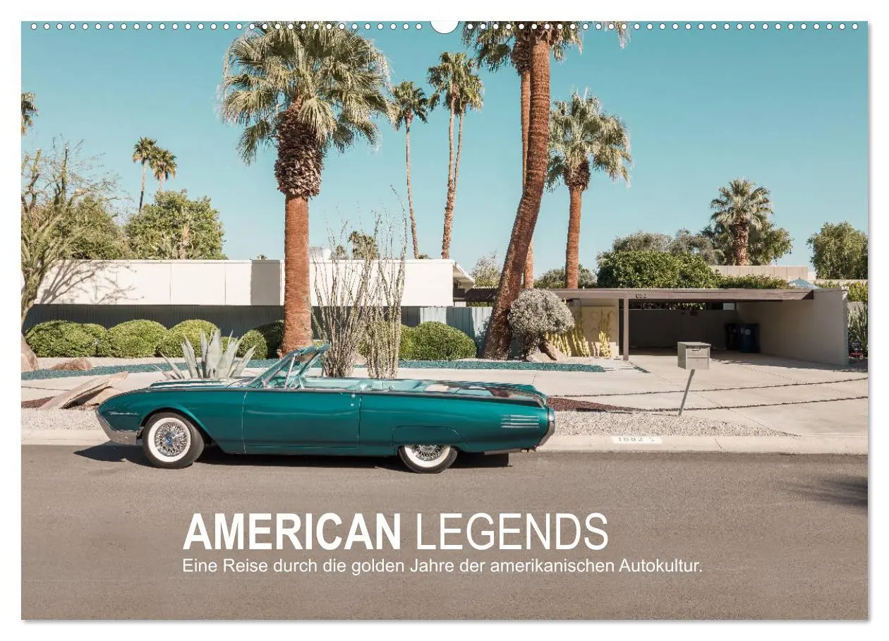 Cover: 9783457723067 | AMERICAN LEGENDS (Wandkalender 2026 DIN A2 quer), CALVENDO...