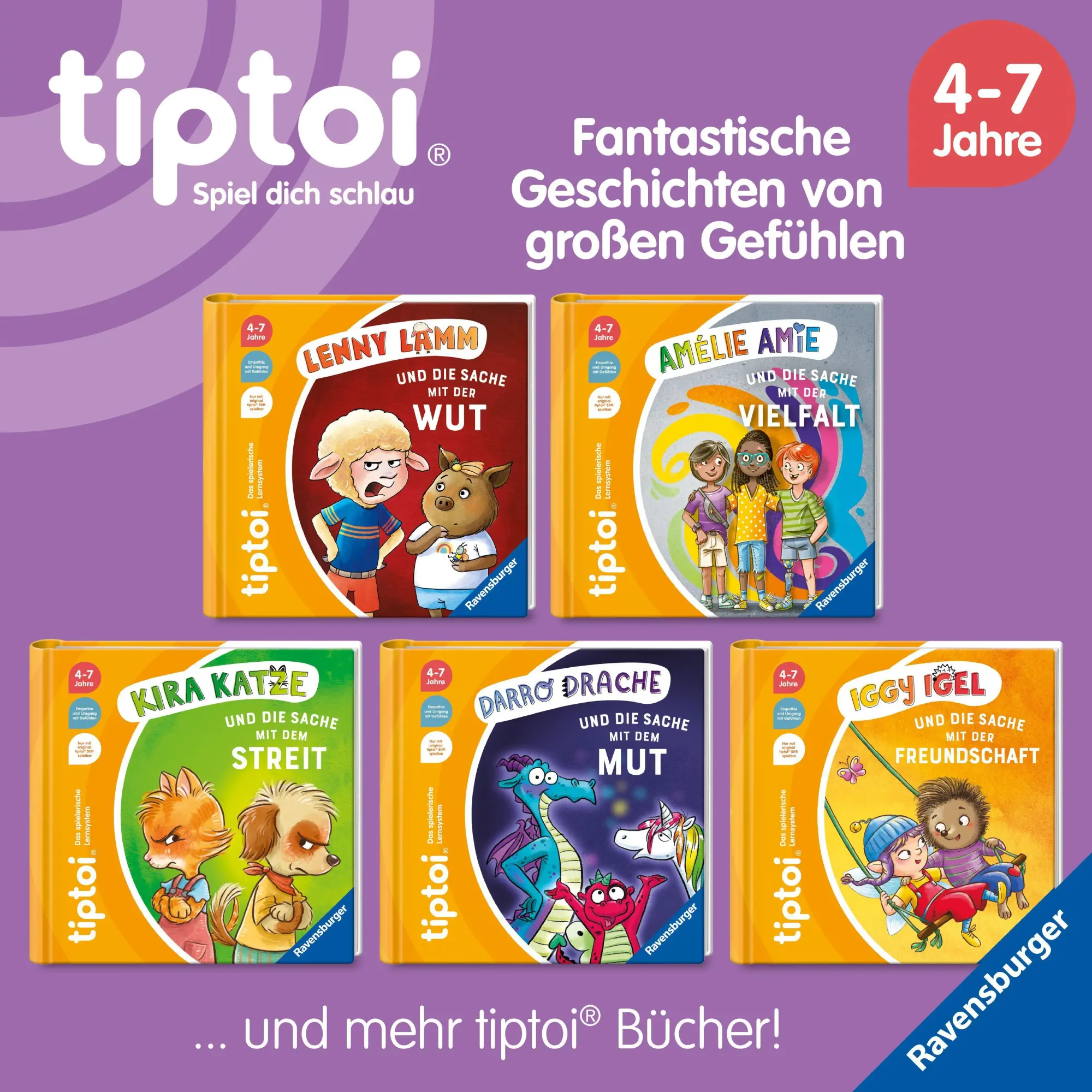 Bild: 9783473493067 | tiptoi® Bildergeschichten über den Umgang mit Gefühlen - Iggy Igel...