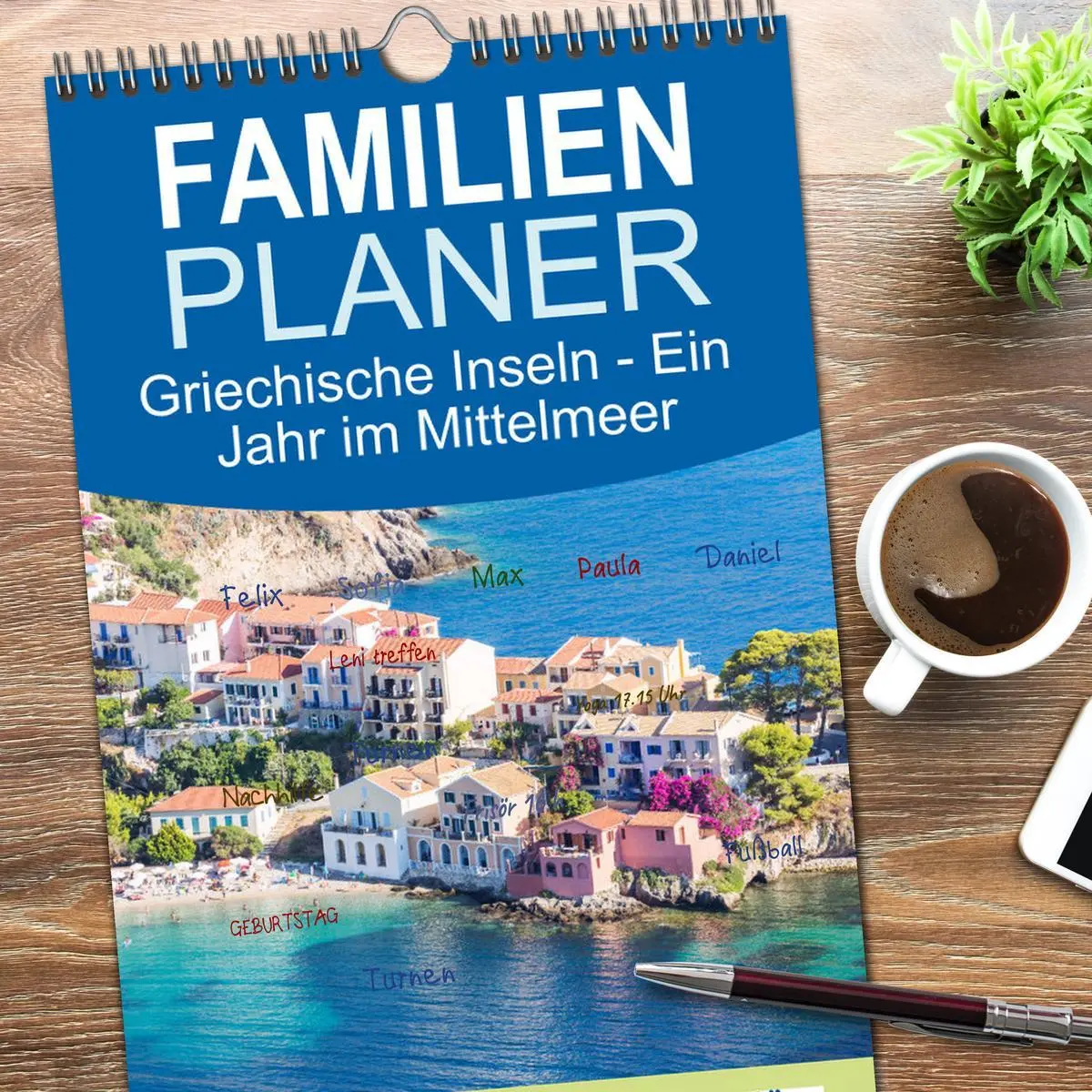 Bild: 9783516503067 | Familienplaner 2026 - Griechische Inseln - Ein Jahr im Mittelmeer...