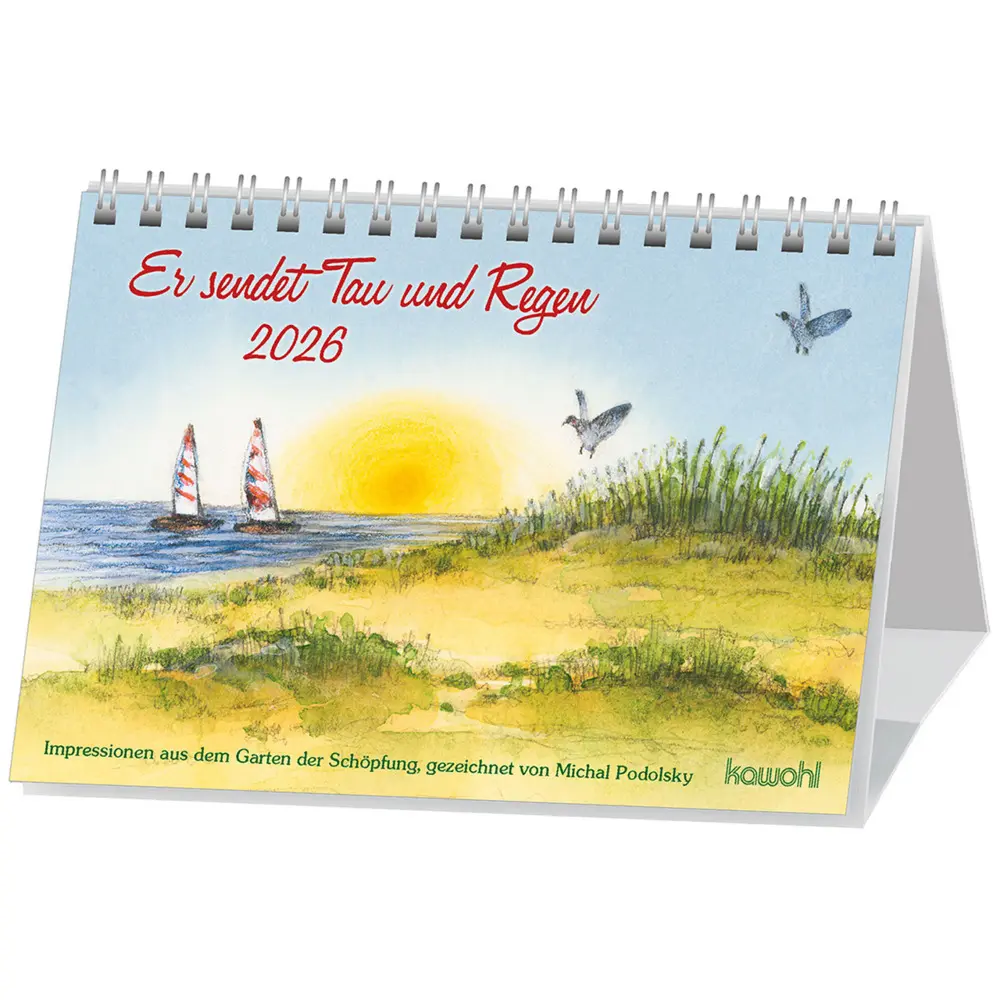 Cover: 9783754893067 | Er sendet Tau und Regen 2026 | Michal Podolsky | Kalender | 14 S.