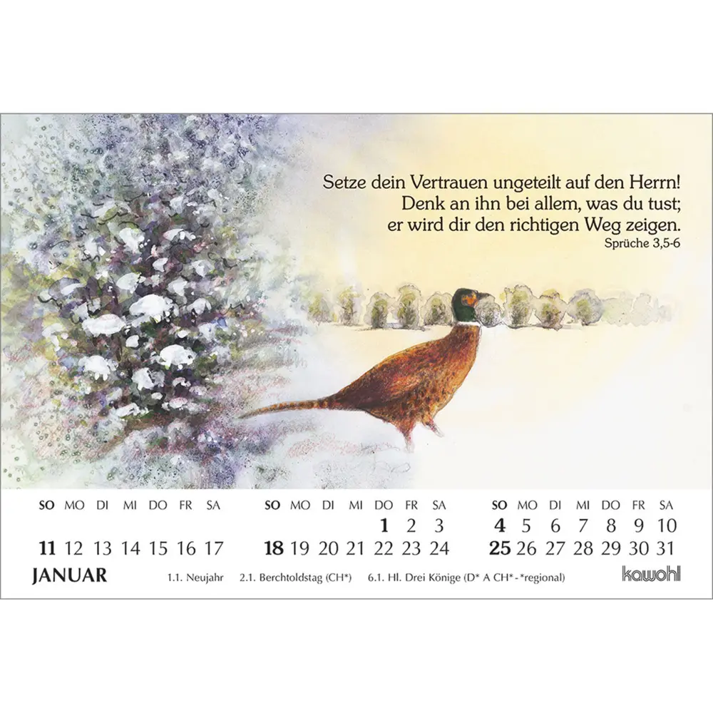Bild: 9783754893067 | Er sendet Tau und Regen 2026 | Michal Podolsky | Kalender | 14 S.