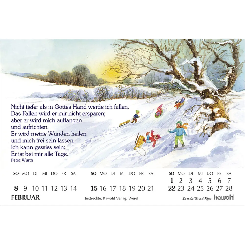 Bild: 9783754893067 | Er sendet Tau und Regen 2026 | Michal Podolsky | Kalender | 14 S.