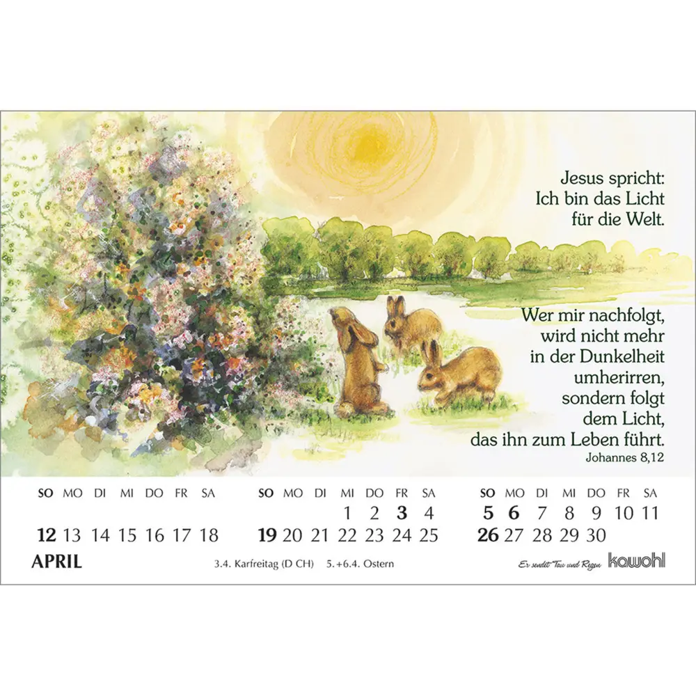 Bild: 9783754893067 | Er sendet Tau und Regen 2026 | Michal Podolsky | Kalender | 14 S.