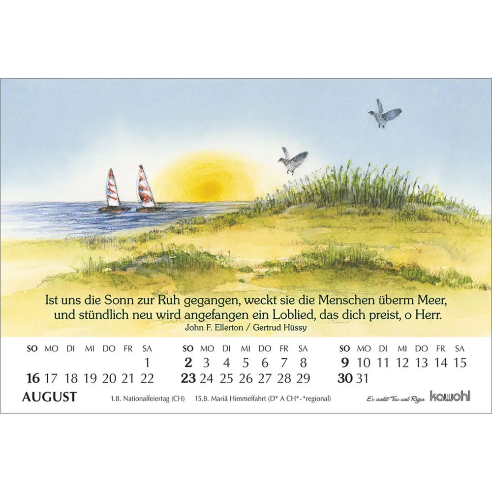Bild: 9783754893067 | Er sendet Tau und Regen 2026 | Michal Podolsky | Kalender | 14 S.