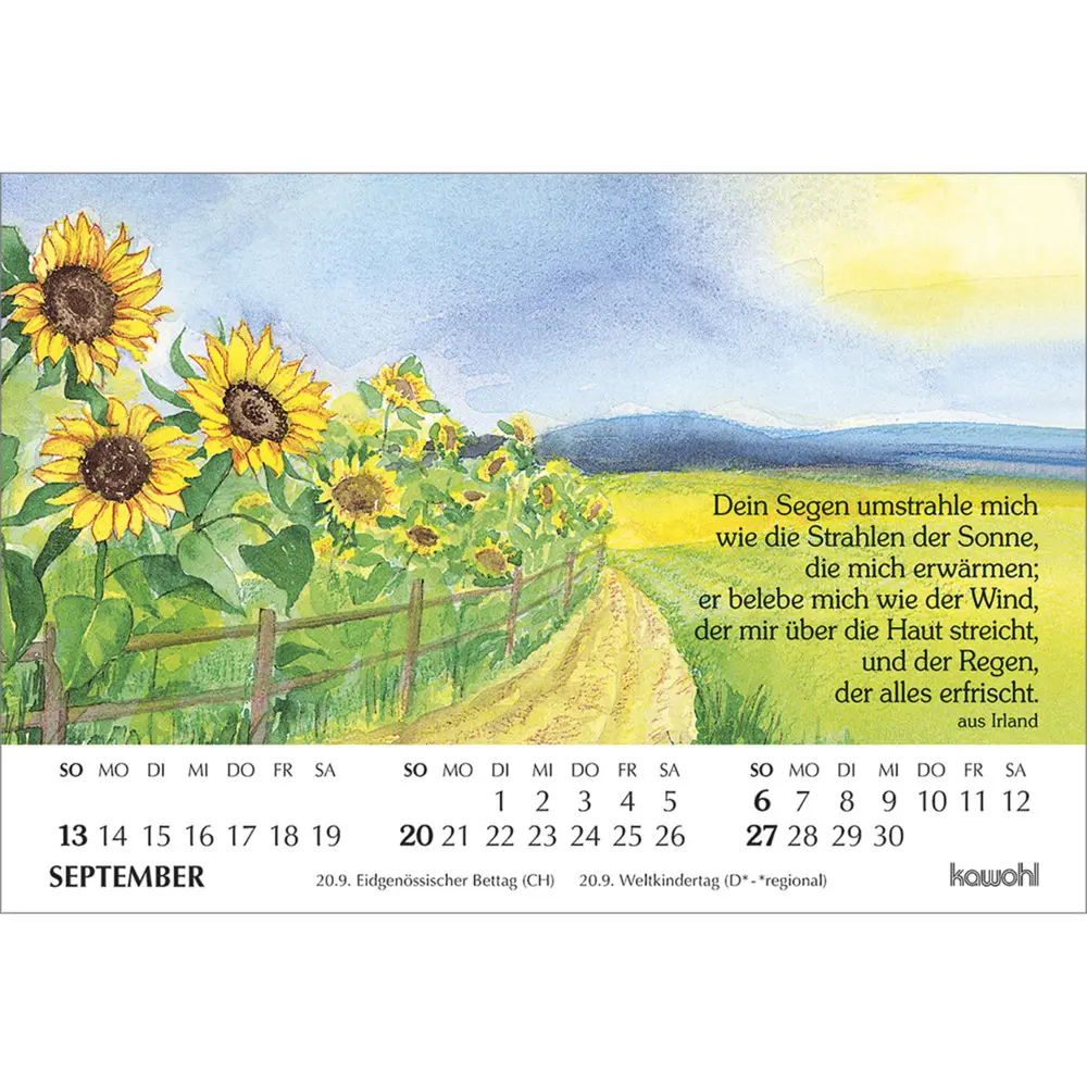 Bild: 9783754893067 | Er sendet Tau und Regen 2026 | Michal Podolsky | Kalender | 14 S.