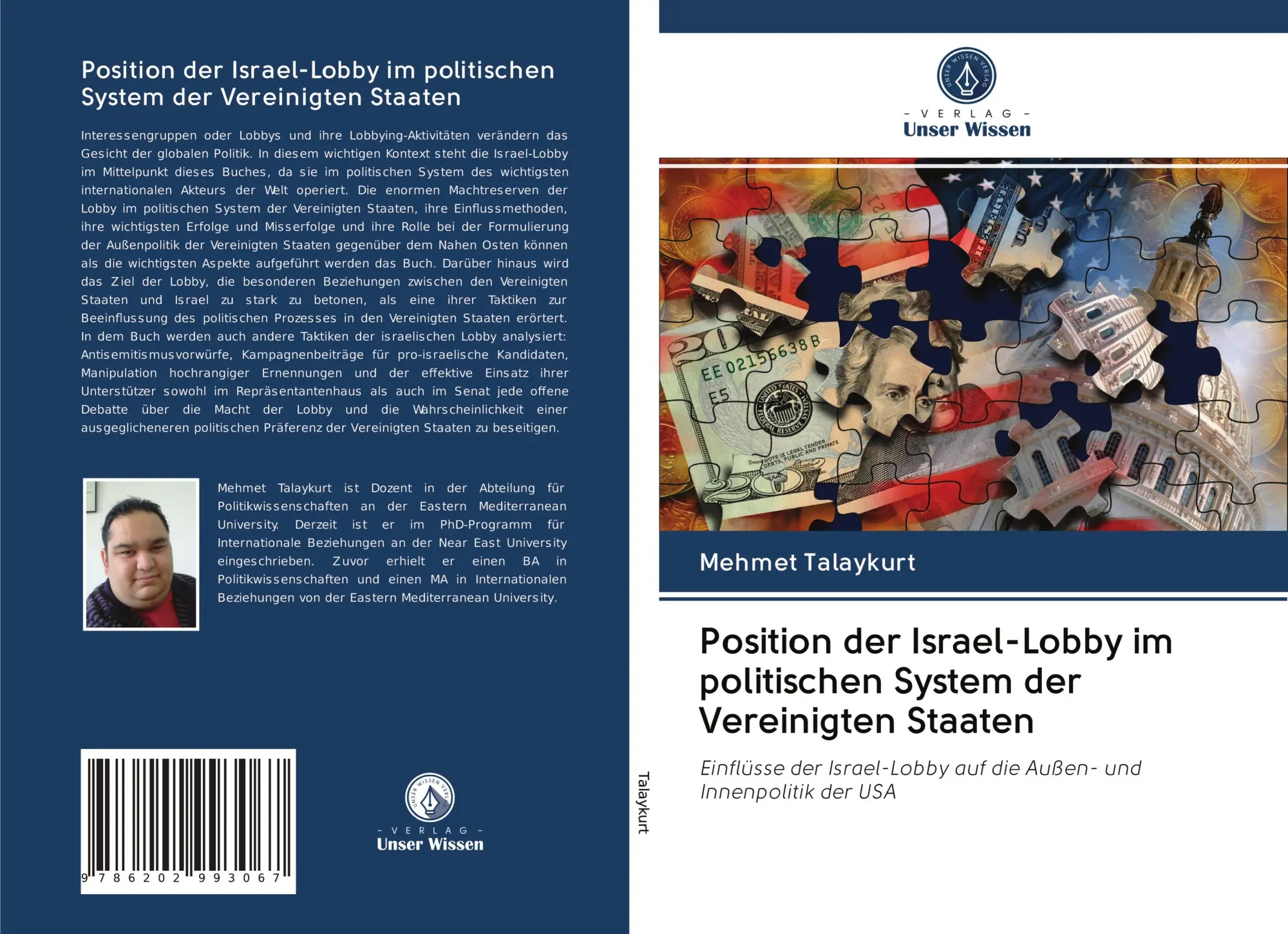 Cover: 9786202993067 | Position der Israel-Lobby im politischen System der Vereinigten...