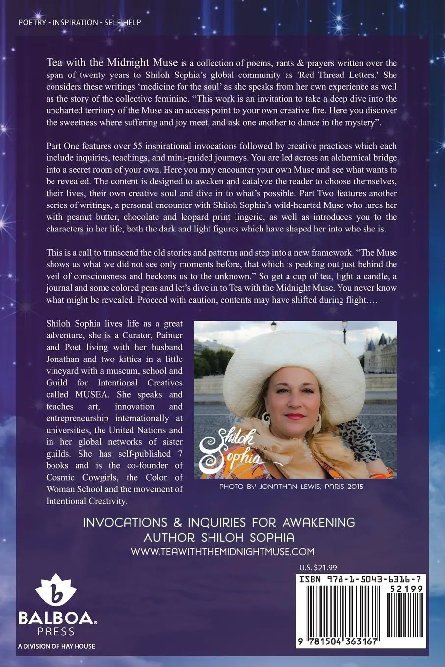 Rückseite: 9781504363167 | Tea with the Midnight Muse | Invocations and Inquiries for Awakening
