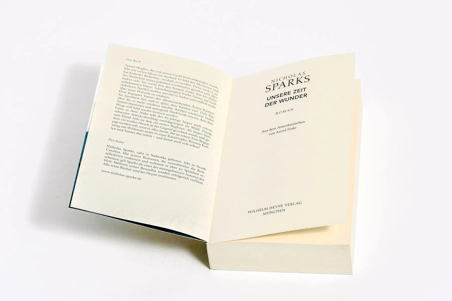 Bild: 9783453443167 | Unsere Zeit der Wunder | Nicholas Sparks | Taschenbuch | 432 S. | 2025