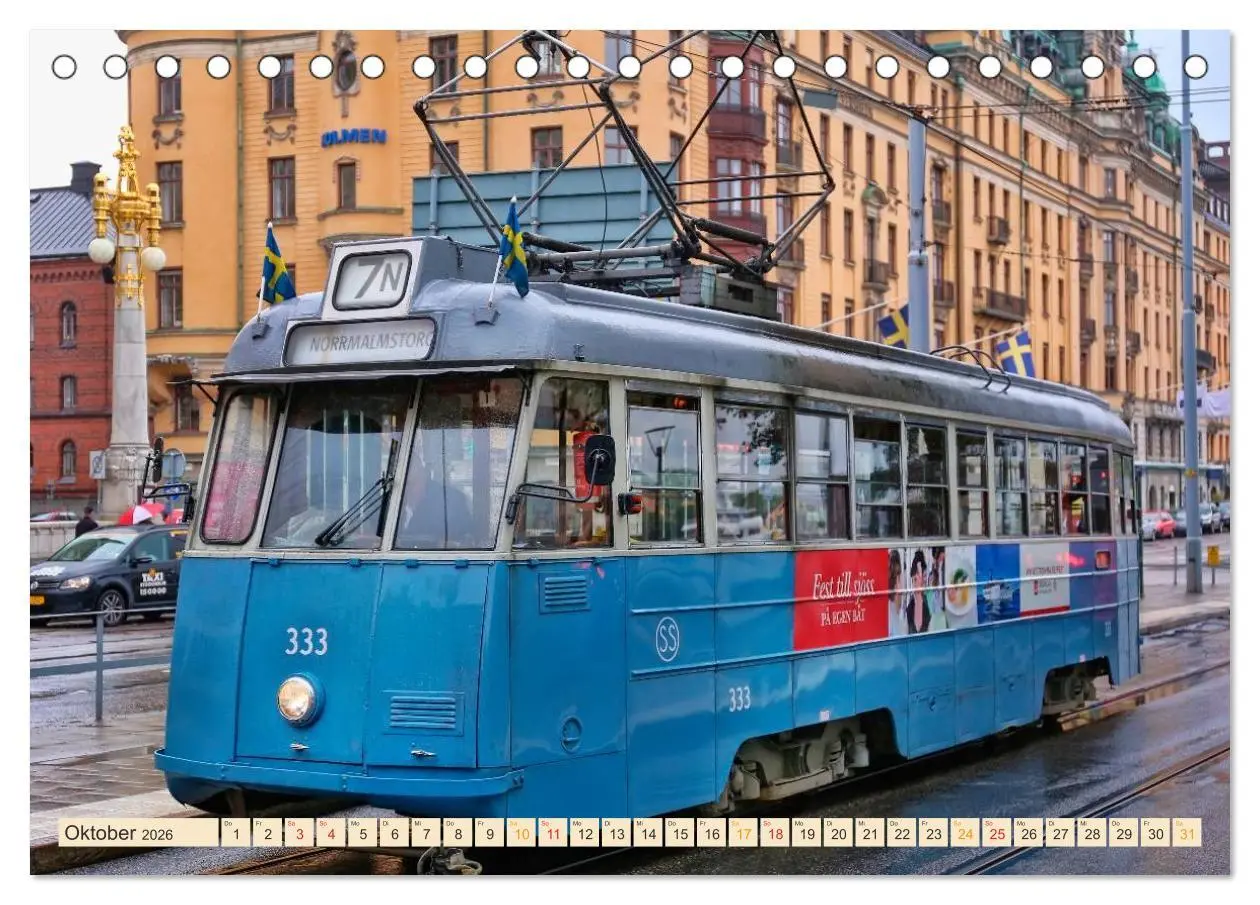 Bild: 9783457953167 | Durch die Welt mit der Straßenbahn (Tischkalender 2026 DIN A5...