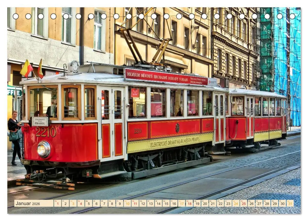 Bild: 9783457953167 | Durch die Welt mit der Straßenbahn (Tischkalender 2026 DIN A5...