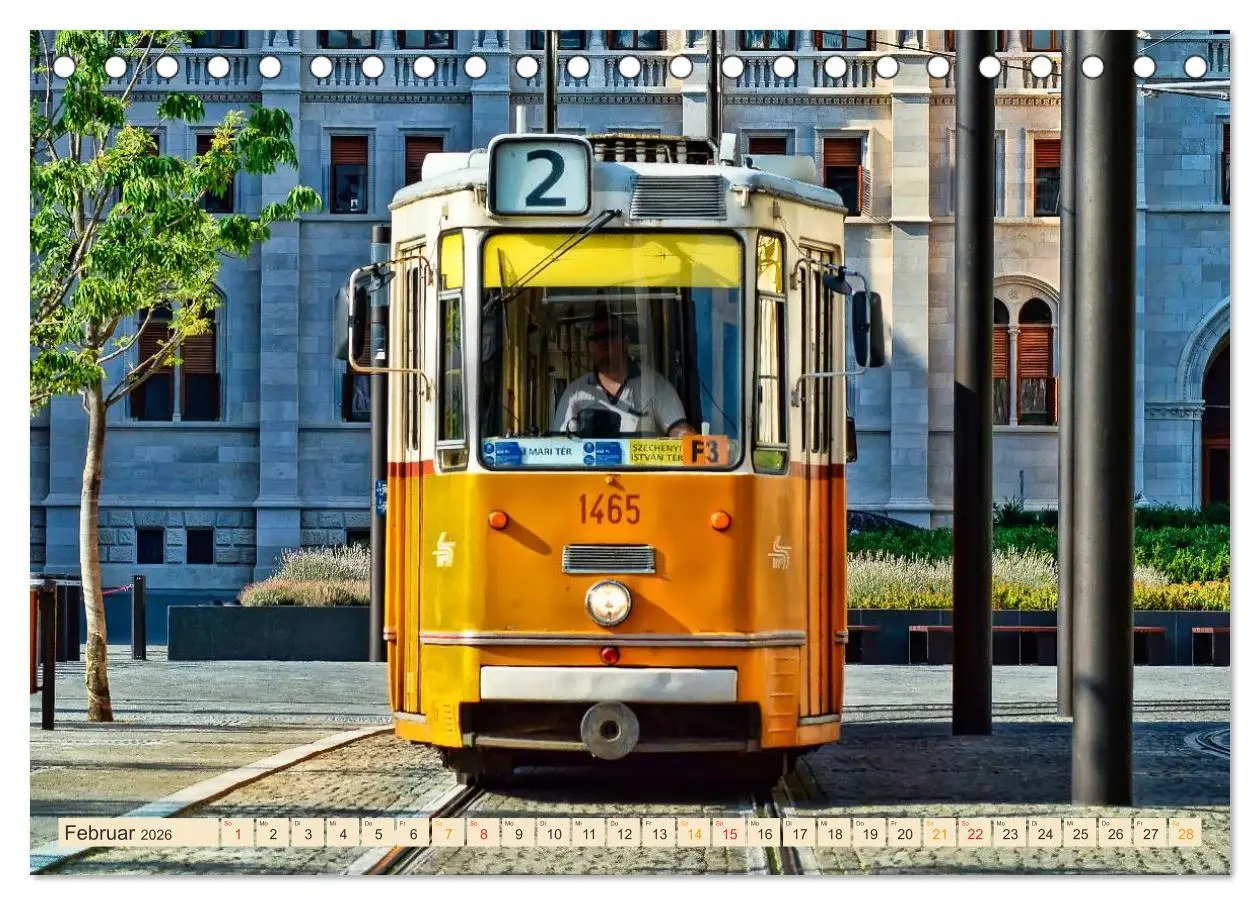 Bild: 9783457953167 | Durch die Welt mit der Straßenbahn (Tischkalender 2026 DIN A5...