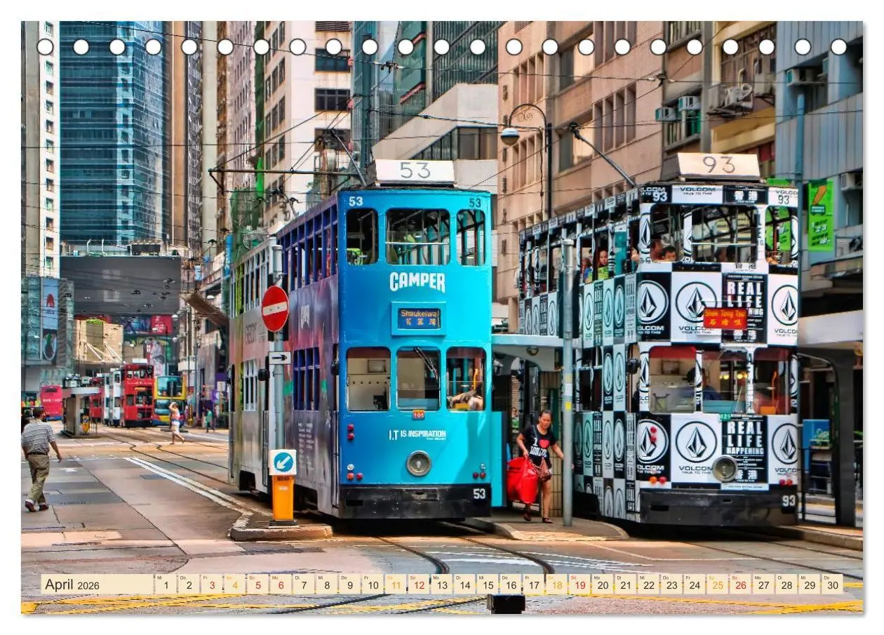 Bild: 9783457953167 | Durch die Welt mit der Straßenbahn (Tischkalender 2026 DIN A5...
