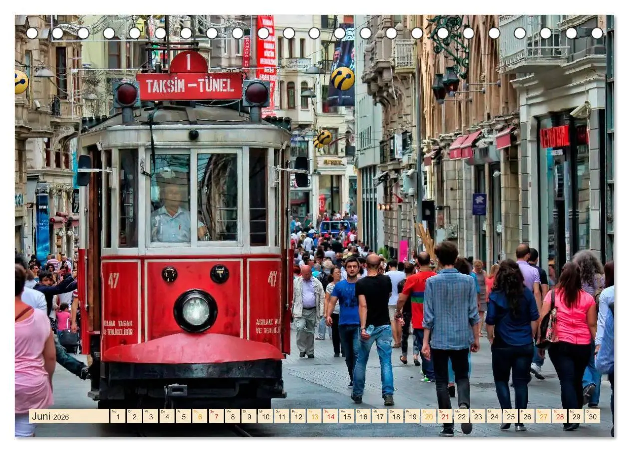 Bild: 9783457953167 | Durch die Welt mit der Straßenbahn (Tischkalender 2026 DIN A5...