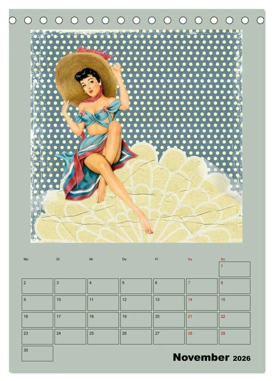 Bild: 9783516353167 | Retro Kult Pin-up-Girls (Tischkalender 2026 DIN A5 hoch), CALVENDO...
