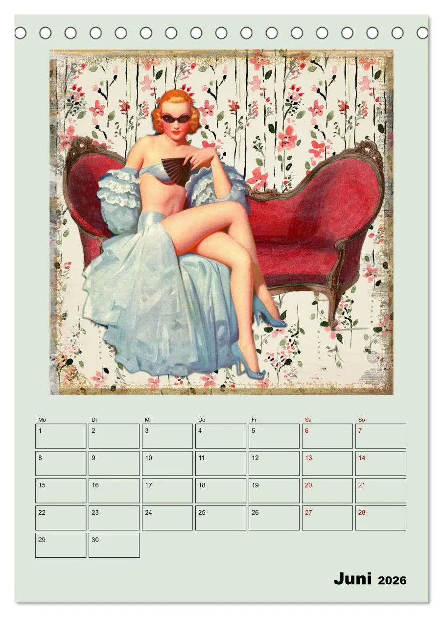 Bild: 9783516353167 | Retro Kult Pin-up-Girls (Tischkalender 2026 DIN A5 hoch), CALVENDO...