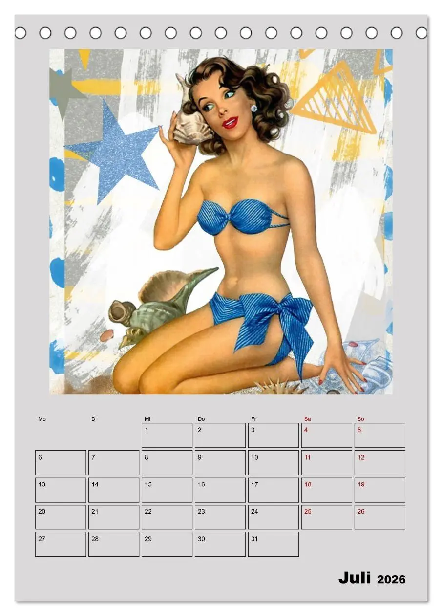 Bild: 9783516353167 | Retro Kult Pin-up-Girls (Tischkalender 2026 DIN A5 hoch), CALVENDO...
