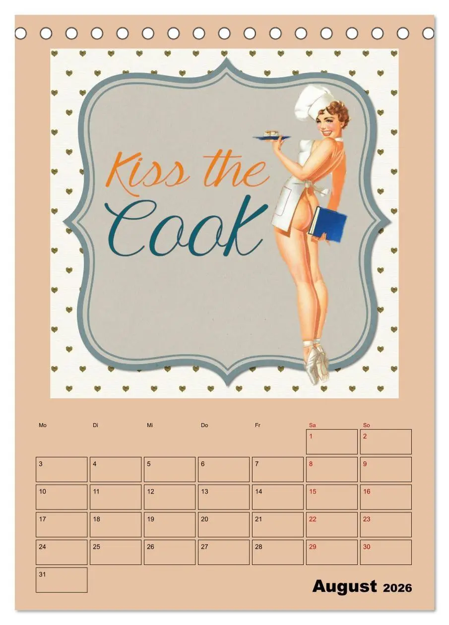 Bild: 9783516353167 | Retro Kult Pin-up-Girls (Tischkalender 2026 DIN A5 hoch), CALVENDO...