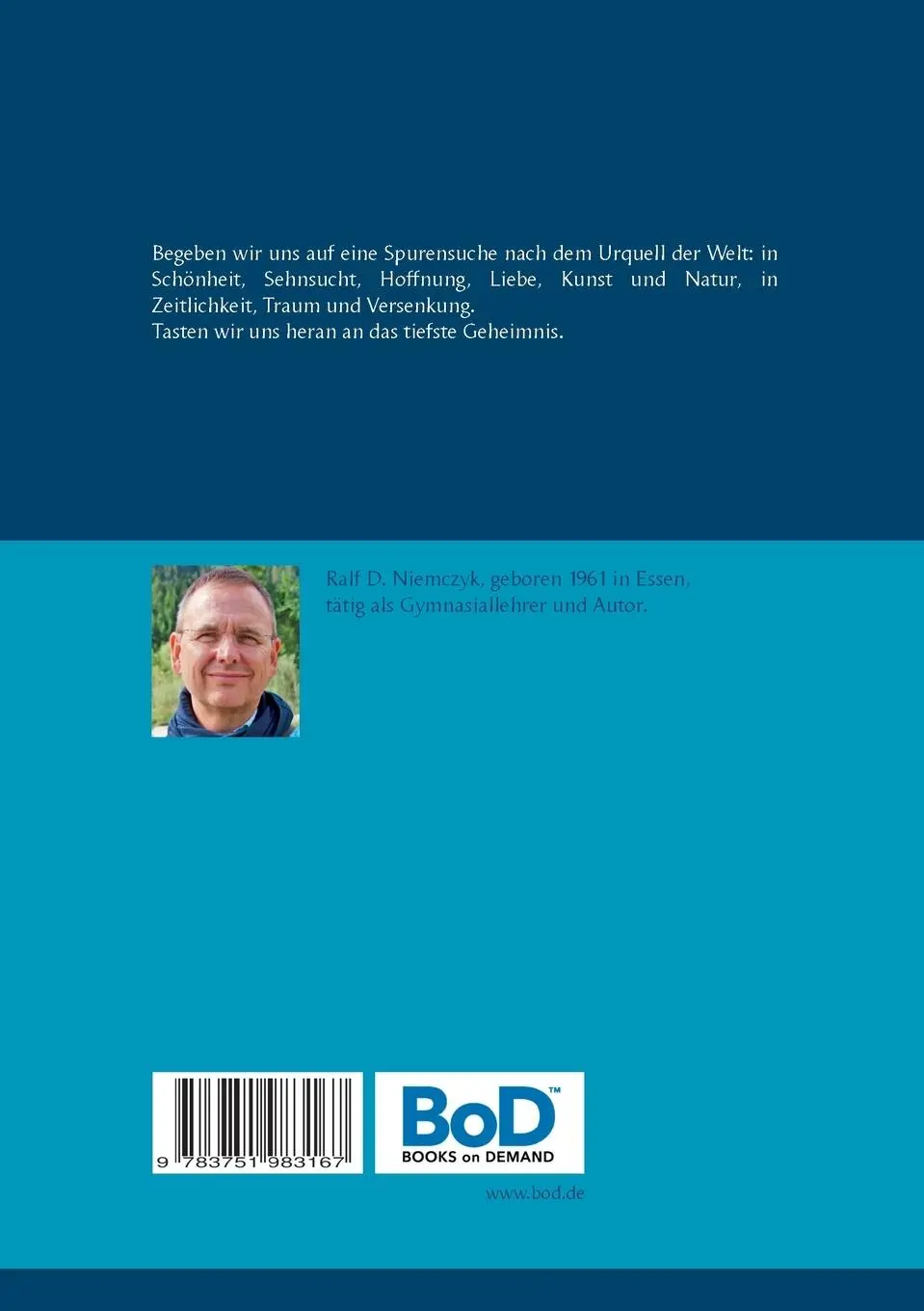 Rückseite: 9783751983167 | Spuren Gottes entdecken | Ein philosophischer Hinweisgeber | Niemczyk