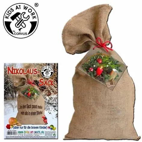 Cover: 4047542753267 | Corvus A750326 - Kids-at-Work, Nikolaus-Sack midi, Jutesack 30x60cm