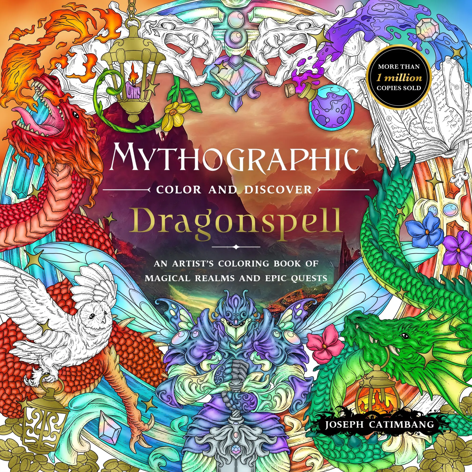 Cover: 9781250373267 | Mythographic Color and Discover: Dragonspell | Joseph Catimbang | Buch