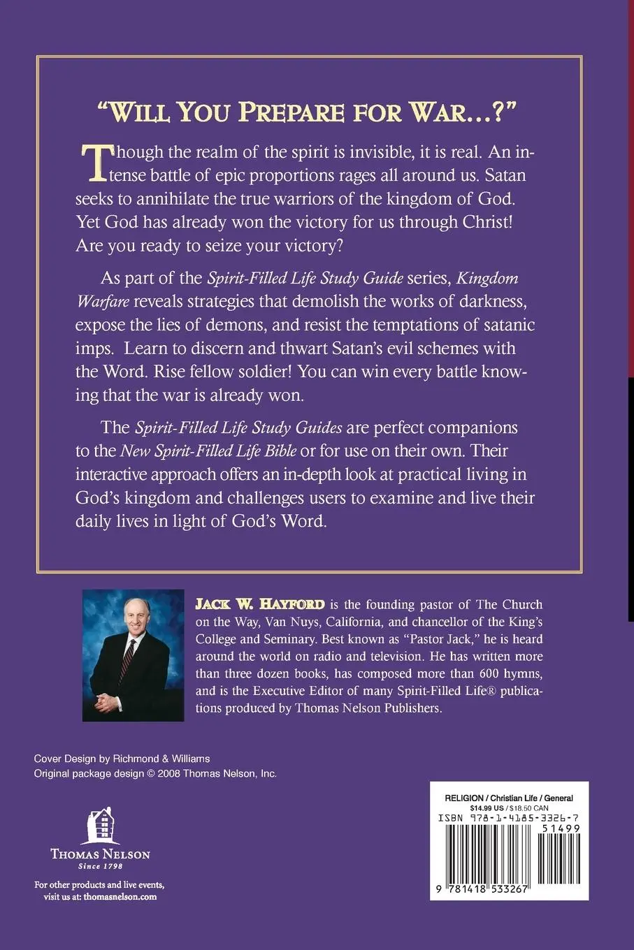 Rückseite: 9781418533267 | The Kingdom Warfare | Jack W. Hayford | Taschenbuch | Englisch | 2008