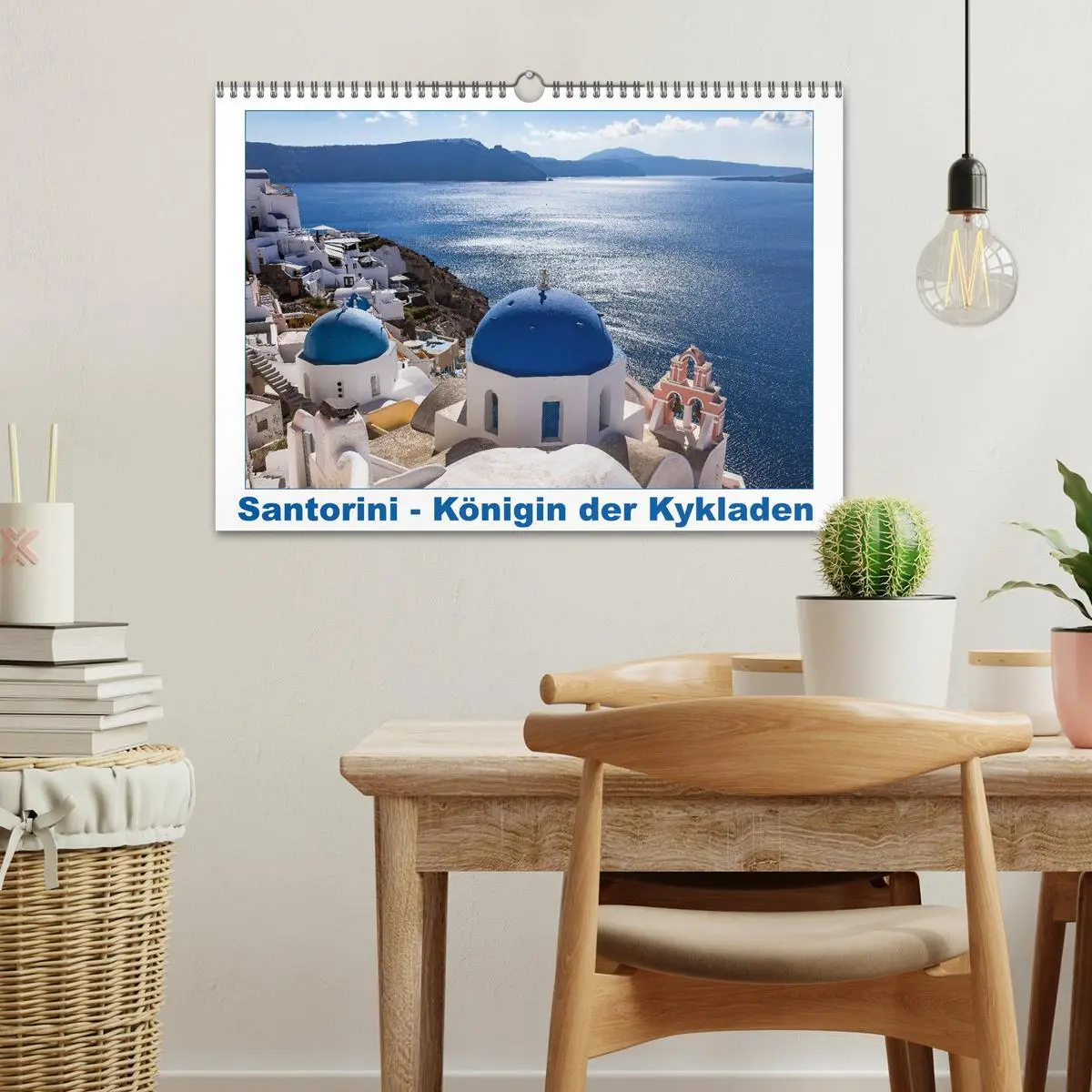 Bild: 9783457873267 | Santorini - Königin der Kykladen (Wandkalender 2026 DIN A3 quer),...
