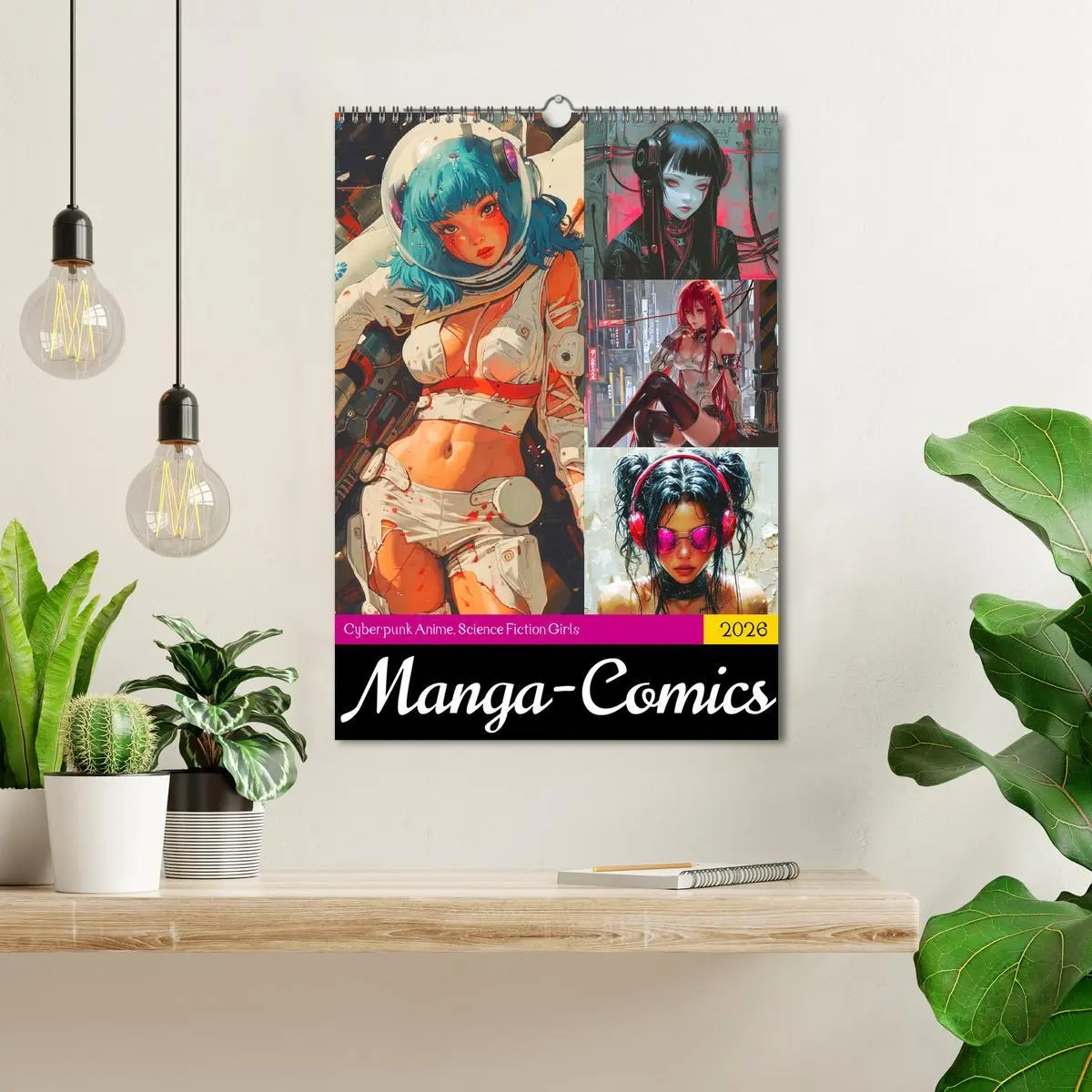 Bild: 9783516273267 | Manga-Comics. Cyberpunk Anime. Science Fiction Girls (Wandkalender...