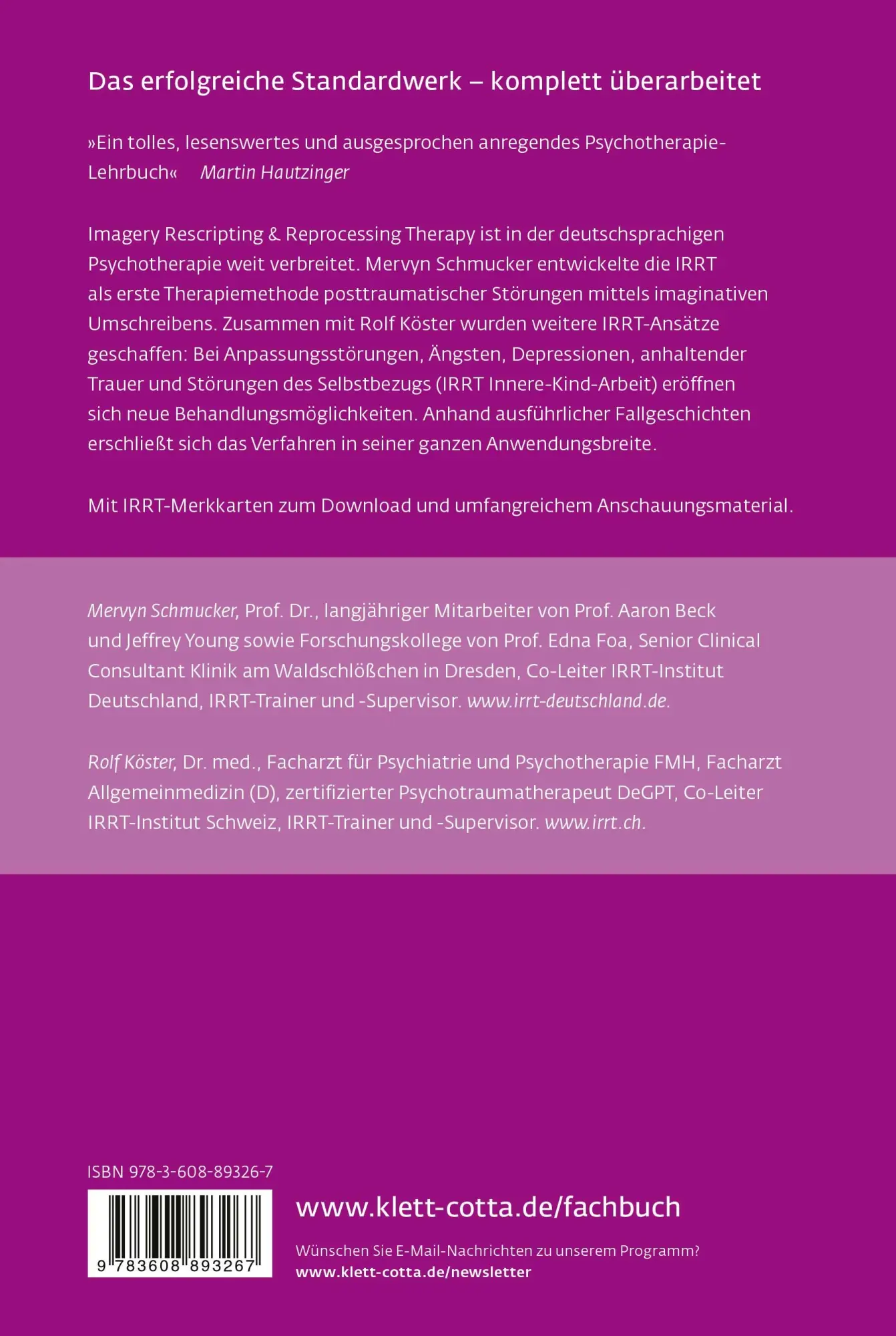 Rückseite: 9783608893267 | Praxishandbuch IRRT (Leben Lernen, Bd. 351) | Mervyn Schmucker (u. a.)
