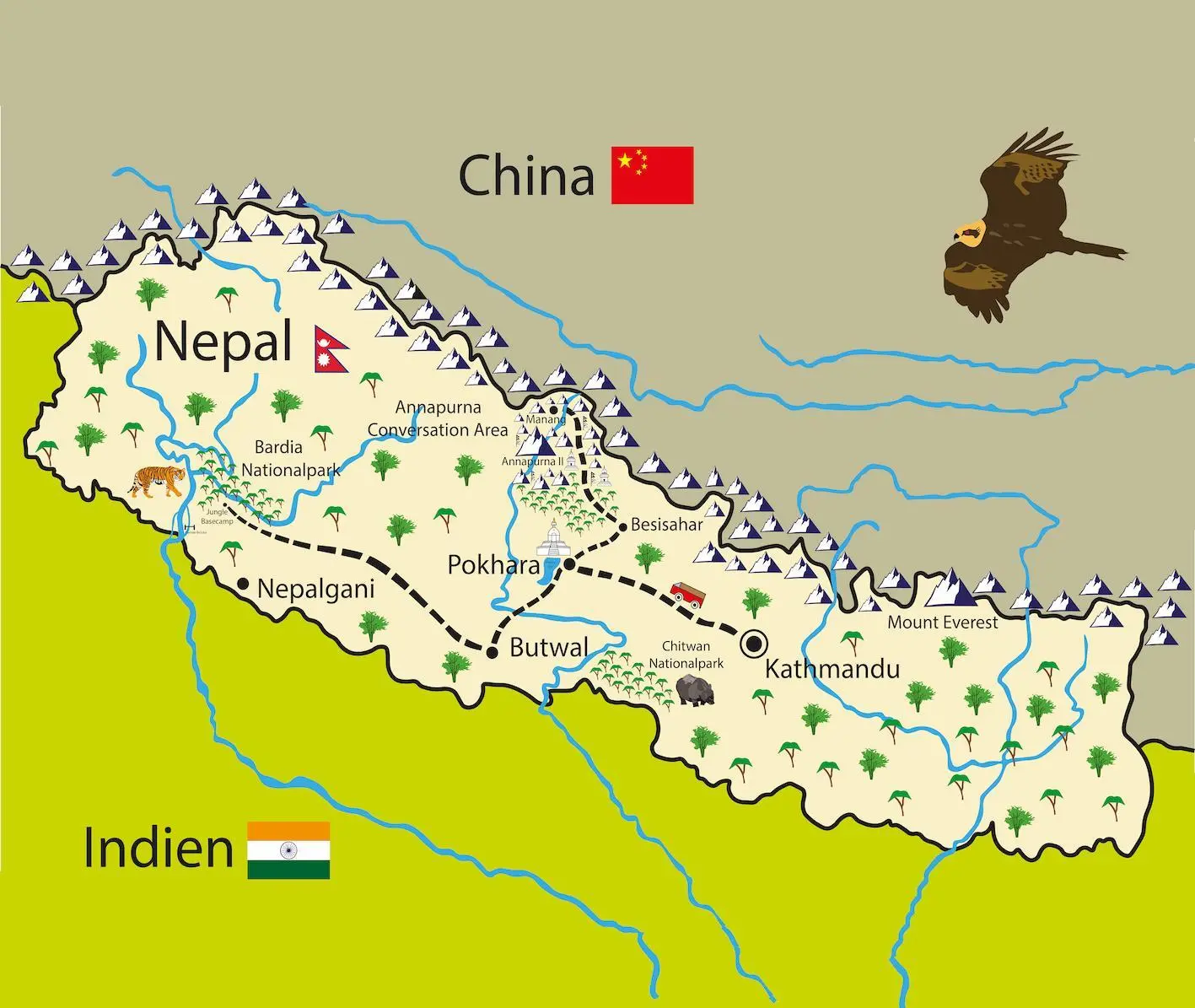 Bild: 9783982573267 | Abenteuer NEPAL | Mit dem Rucksack zwischen Bengalen und Himalaya