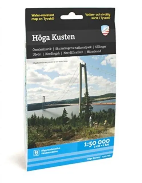 Cover: 9789186773267 | Hoega Kusten | (Land-)Karte | Schwedisch | 2022 | Calazo Forlag