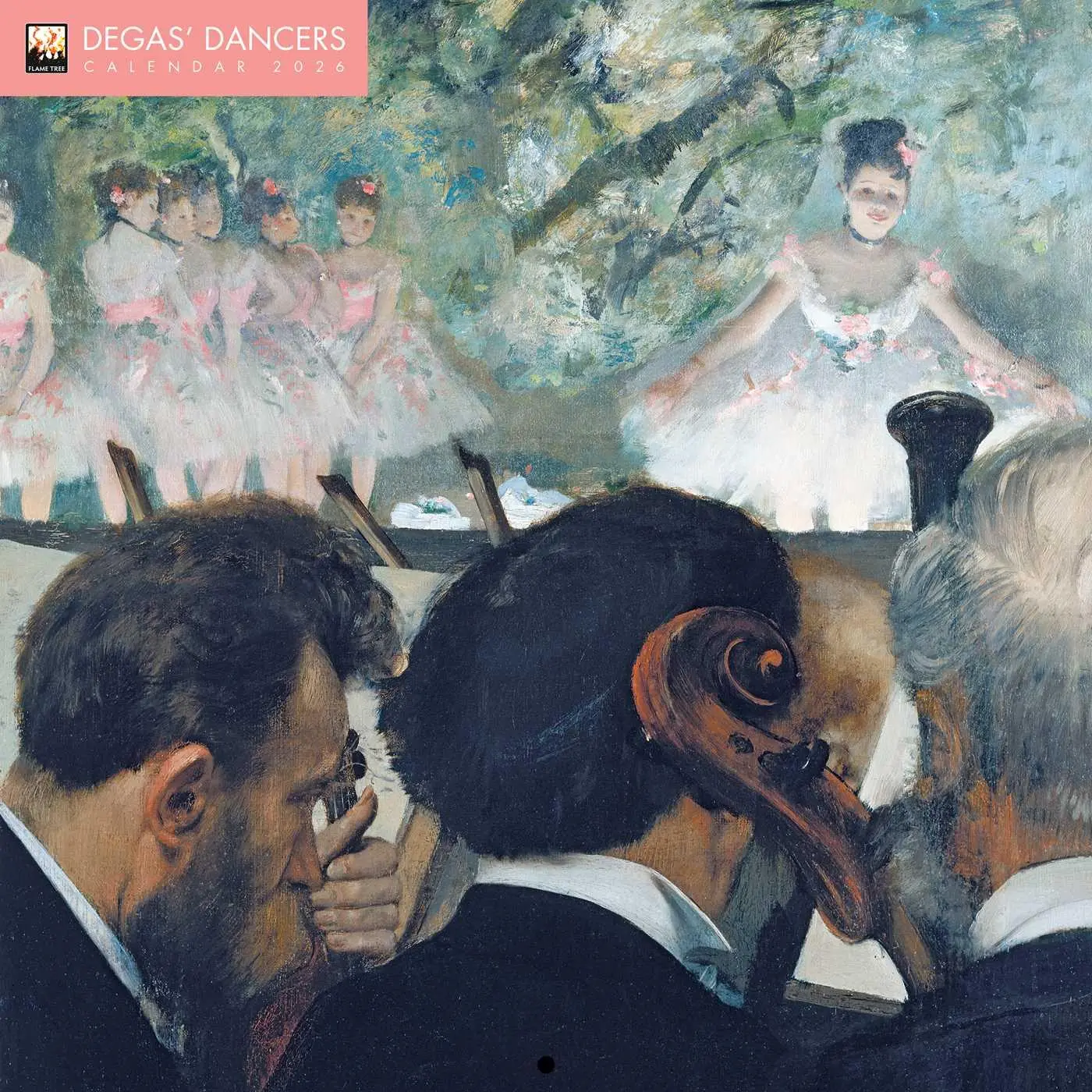 Cover: 9781835623367 | Degas Dancers - Degas Tänzerinnen 2026 - Original Flame Tree...