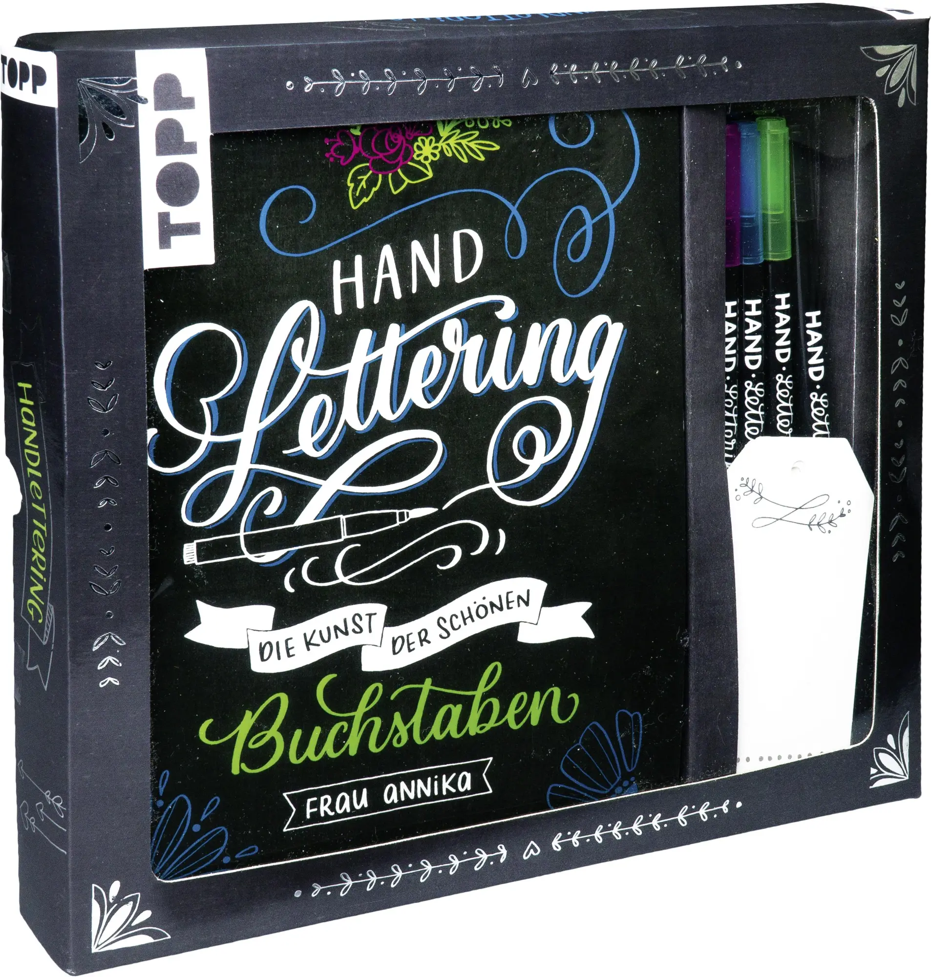 Cover: 9783772443367 | Kreativ-Set Handlettering | Frau Annika | Taschenbuch | Kreativ-Sets