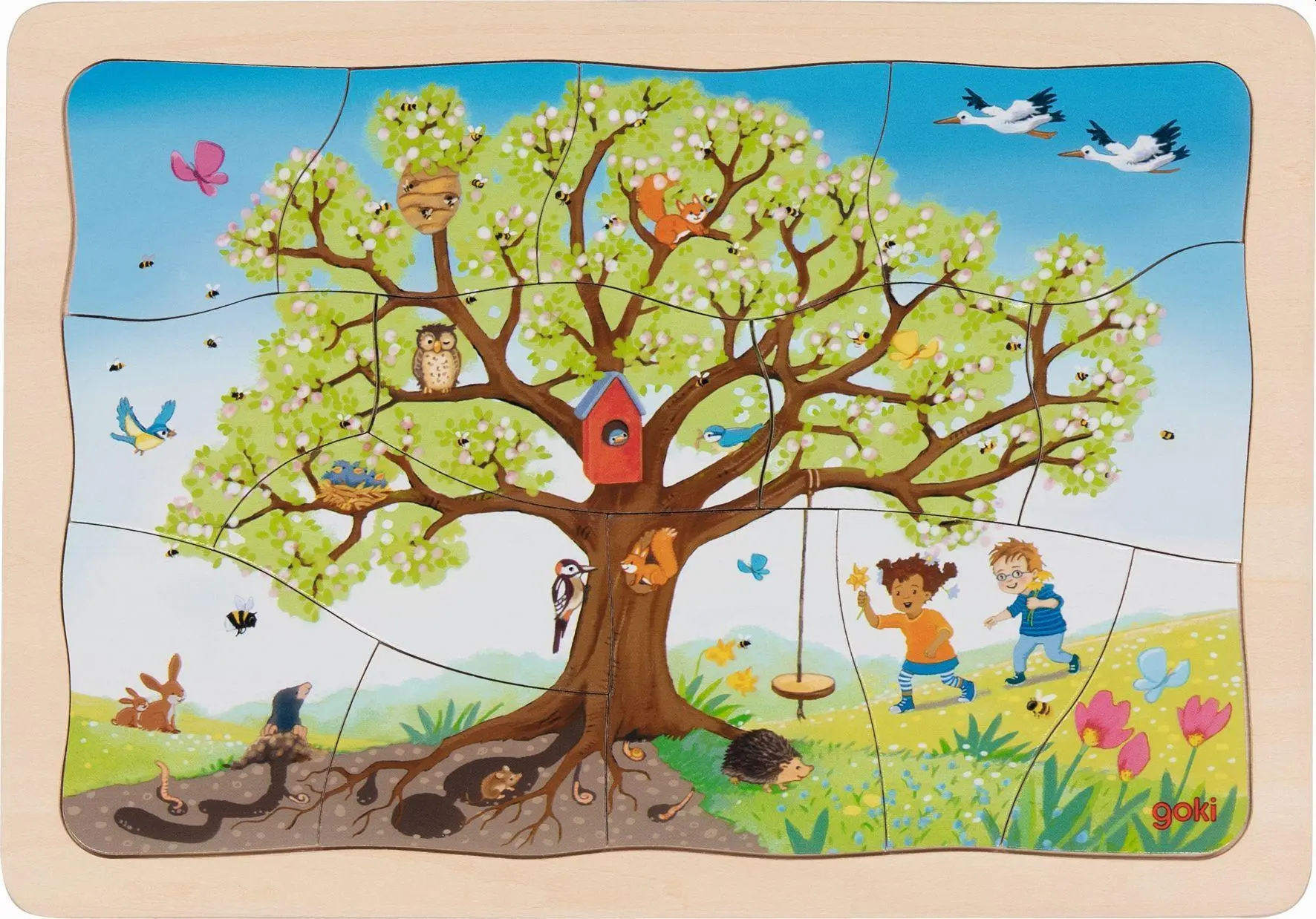 Cover: 4013594573467 | Schichtenpuzzle Mein Apfelbaum | Spiel | Deutsch | 2024