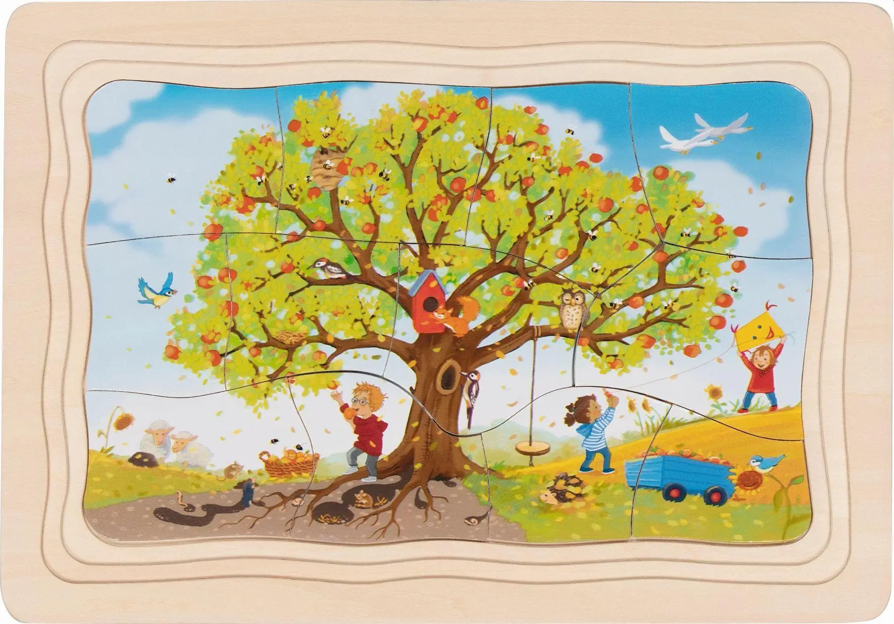 Bild: 4013594573467 | Schichtenpuzzle Mein Apfelbaum | Spiel | Deutsch | 2024
