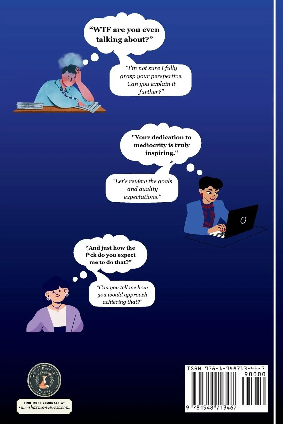 Rückseite: 9781948713467 | Actual HR-Approved Ways to Tell Coworkers They're Stupid | Press