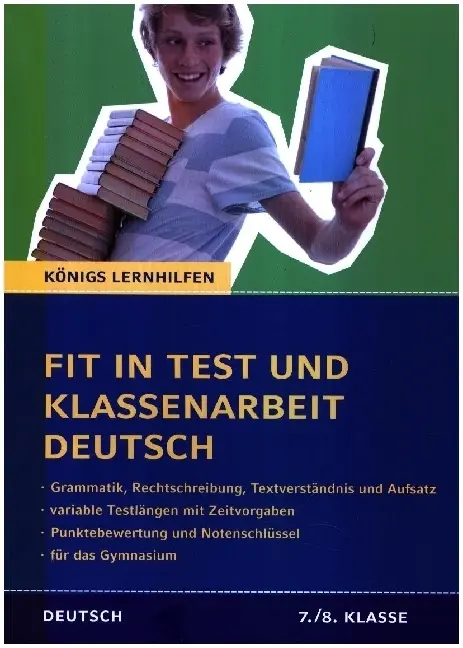 Cover: 9783129303467 | Fit in Test und Klassenarbeit - Deutsch. 7./8. Klasse Gymnasium | Süß